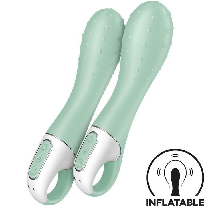 SATISFYER - AIR PUMP VIBRATOR - AUFBLASBARER G-PUNKT MINT - INTIM SPACE Online Sexshop