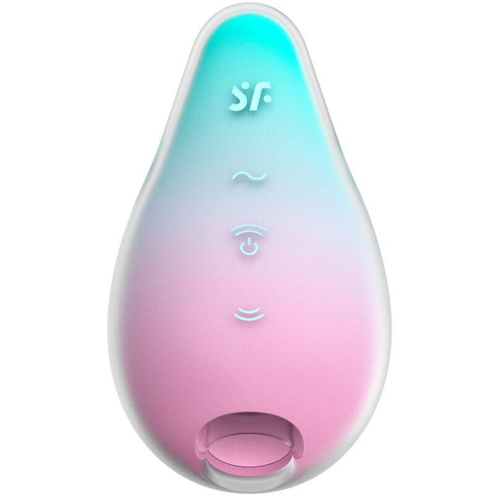 SATISFYER - MERMAID VIBES STIMULATOR - VIBRATOR MINT UND PINK - INTIM SPACE Online Sexshop