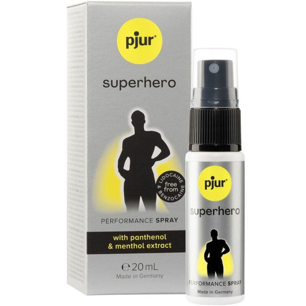 PJUR - SUPERHERO PERFORMANCE RETARDANT SPRAY 20 ML - INTIM SPACE Online Sexshop