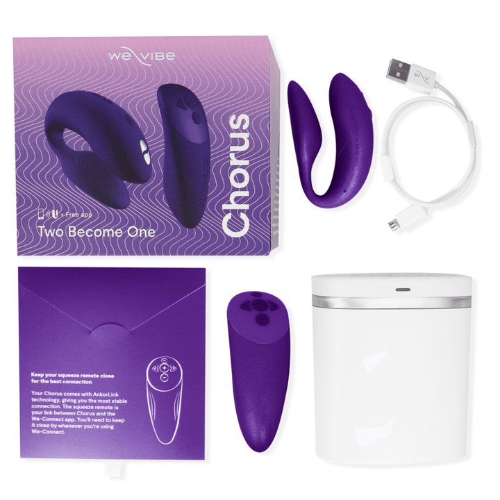 WE-VIBE - CHORUS VIBRATOR FÜR PAARE MIT LILA SQUEEZE-STEUERUNG - INTIM SPACE Online Sexshop