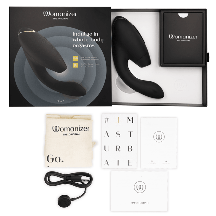 WOMANIZER - DUO - STIMULATOR SCHWARZ - INTIM SPACE Online Sexshop