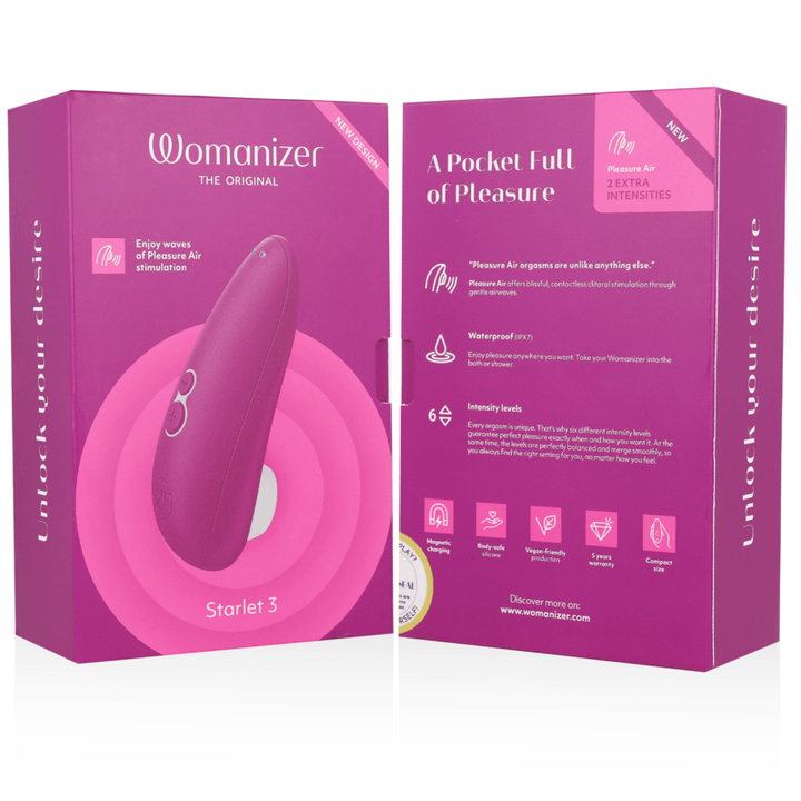 WOMANIZER - STARLET - KLITORALSTIMULATOR VIOLETT - INTIM SPACE Online Sexshop