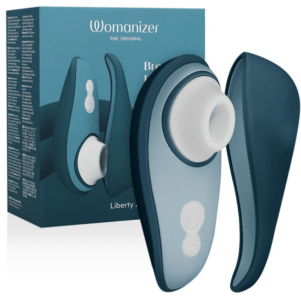 WOMANIZER - LIBERTY - KLITORIS-STIMULATOR - SAUGER BLAU - INTIM SPACE Online Sexshop