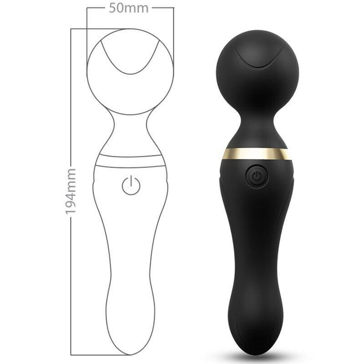 ARMONY - FREEZA MASSAGER - VIBRATOR SUPER FLEXIBLER KOPF SCHWARZ - INTIM SPACE Online Sexshop