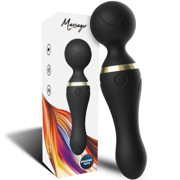 ARMONY - FREEZA MASSAGER - VIBRATOR SUPER FLEXIBLER KOPF SCHWARZ - INTIM SPACE Online Sexshop