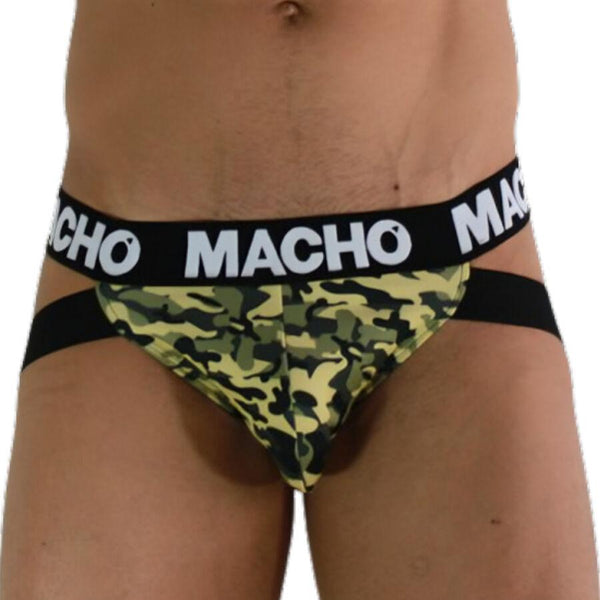 MACHO - MX28MV JOCK MILITARY GREEN S - INTIM SPACE Online Sexshop