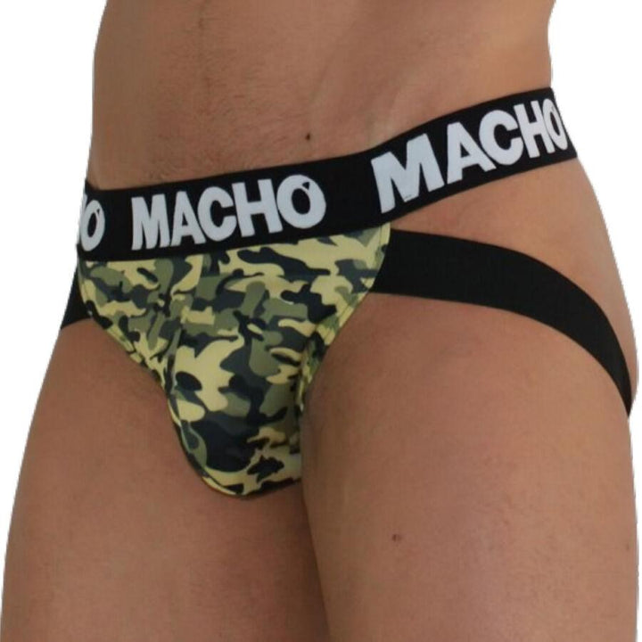 MACHO - MX28MV JOCK MILITARY GREEN M - INTIM SPACE Online Sexshop