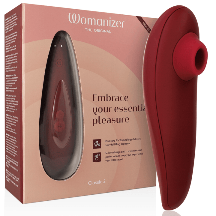 WOMANIZER - CLASSIC - KLITORALSTIMULATOR BORDEAUX - INTIM SPACE Online Sexshop