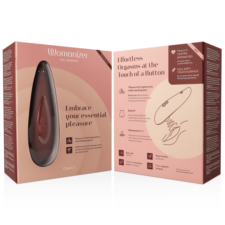 WOMANIZER - CLASSIC - KLITORALSTIMULATOR BORDEAUX - INTIM SPACE Online Sexshop