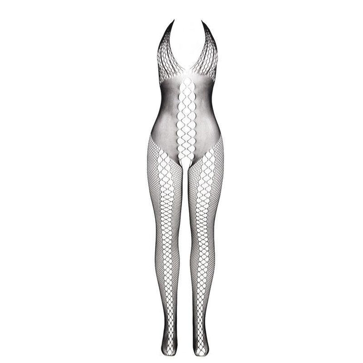 SUBBLIME - 951832 BODYSTOCKING MIT OFFENEM RÜCKEN UND KREUZDETAILS SCHWARZ EINE GRÖSSE - INTIM SPACE Online Sexshop