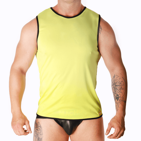 MACHO - GELBES T-SHIRT L/XL - INTIM SPACE Online Sexshop