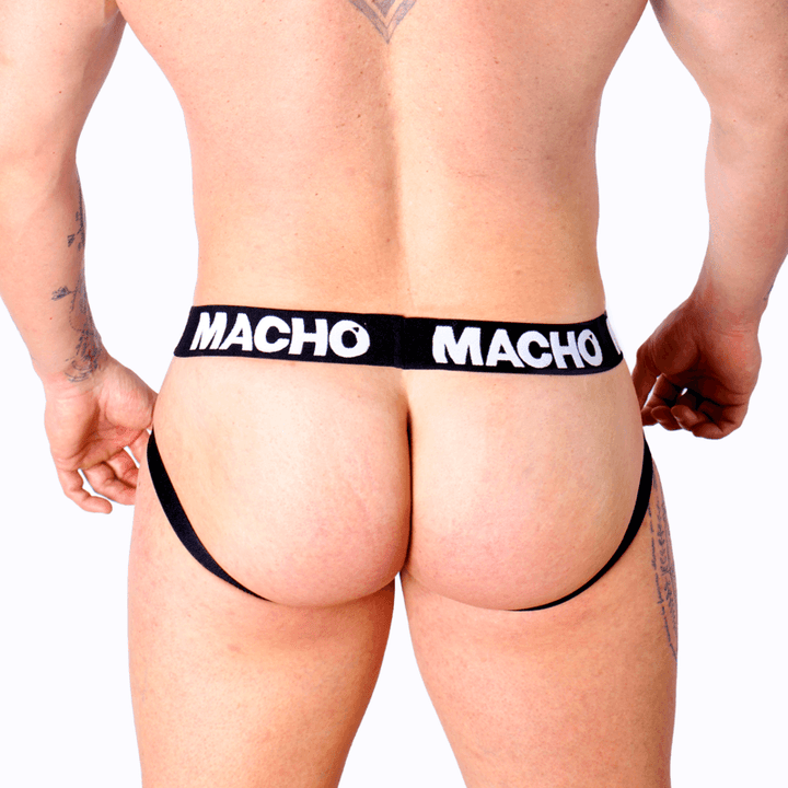 MACHO - MX25NC JOCK SCHWARZES LEDER L - INTIM SPACE Online Sexshop