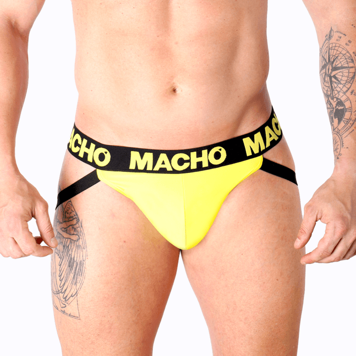 MACHO - MX25A JOCK LYCRA GELB L - INTIM SPACE Online Sexshop