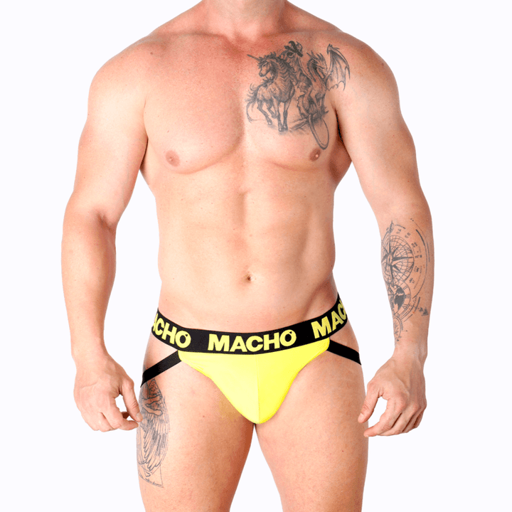 MACHO - MX25A JOCK LYCRA GELB L - INTIM SPACE Online Sexshop