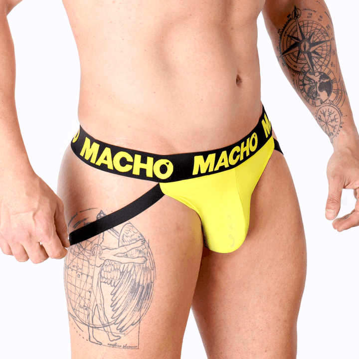 MACHO - MX25A JOCK LYCRA GELB L - INTIM SPACE Online Sexshop