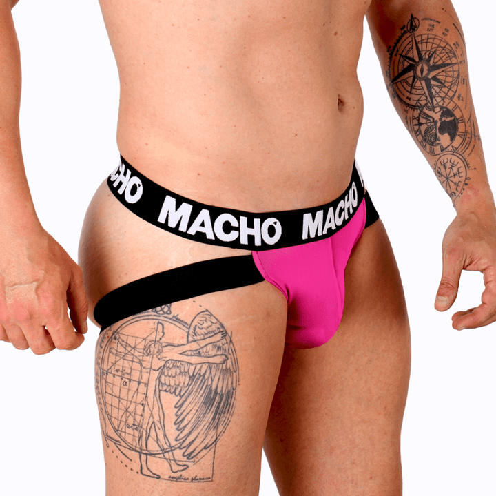 MACHO - MX28FR JOCK PINK NEON L - INTIM SPACE Online Sexshop