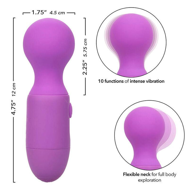 CALEXOTICS - FIRST TIME WIEDERAUFLADBARES MASSAGERÄT 10 VIBRATIONEN LILA - INTIM SPACE Online Sexshop