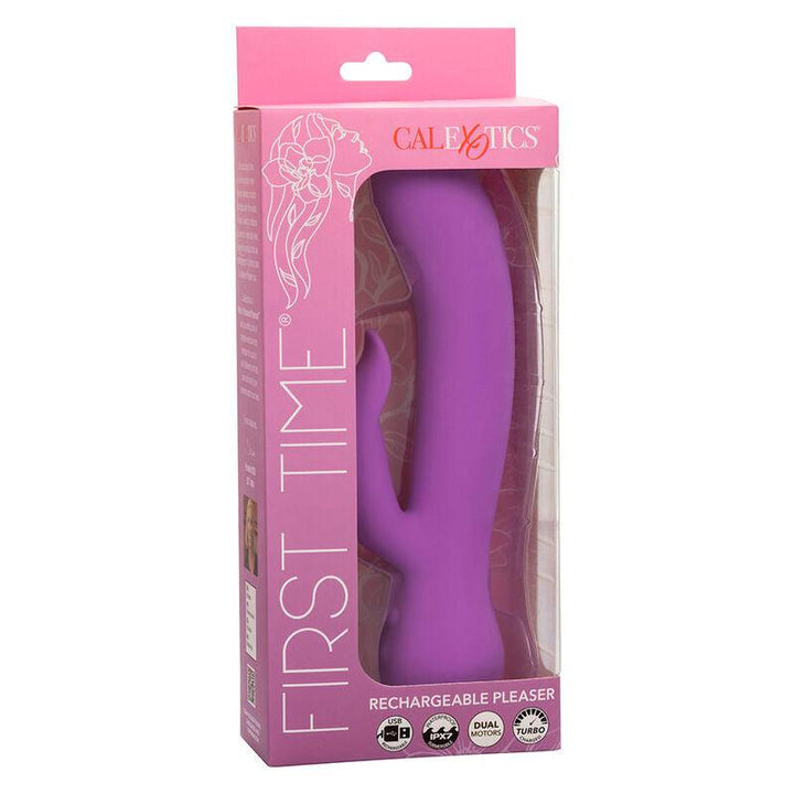 CALEXOTICS - FIRST TIME VIBRATOR PLEASER WIEDERAUFLADBAR LILA - INTIM SPACE Online Sexshop