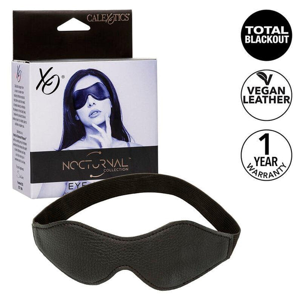 CALEXOTICS - NOCTURNAL AUGENMASKE PVC LEDER SCHWARZ - INTIM SPACE Online Sexshop