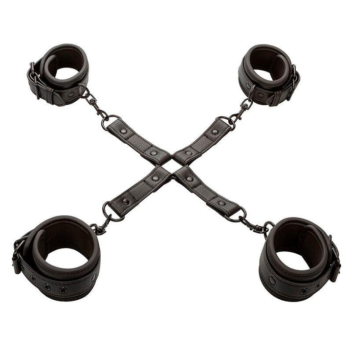 CALEXOTICS - NOCTURNAL HOG TIE CONNECTOR CUERO EINSTELLBAR SCHWARZ - INTIM SPACE Online Sexshop