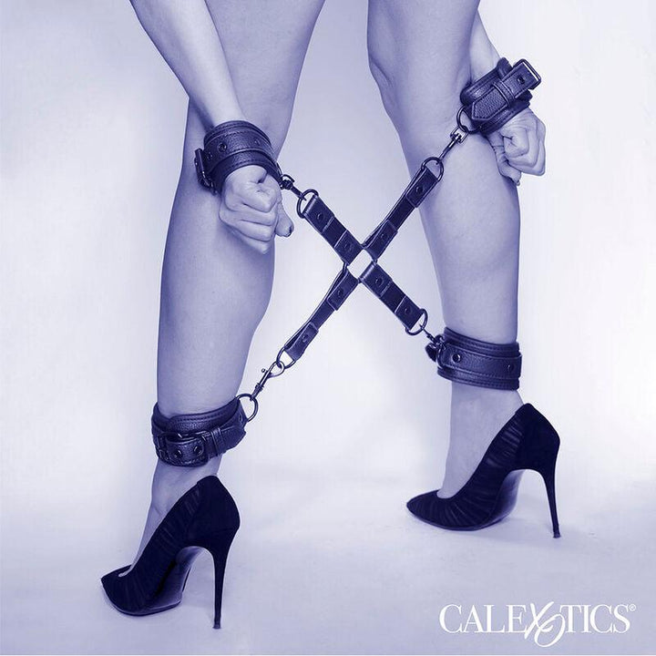 CALEXOTICS - NOCTURNAL HOG TIE CONNECTOR CUERO EINSTELLBAR SCHWARZ - INTIM SPACE Online Sexshop