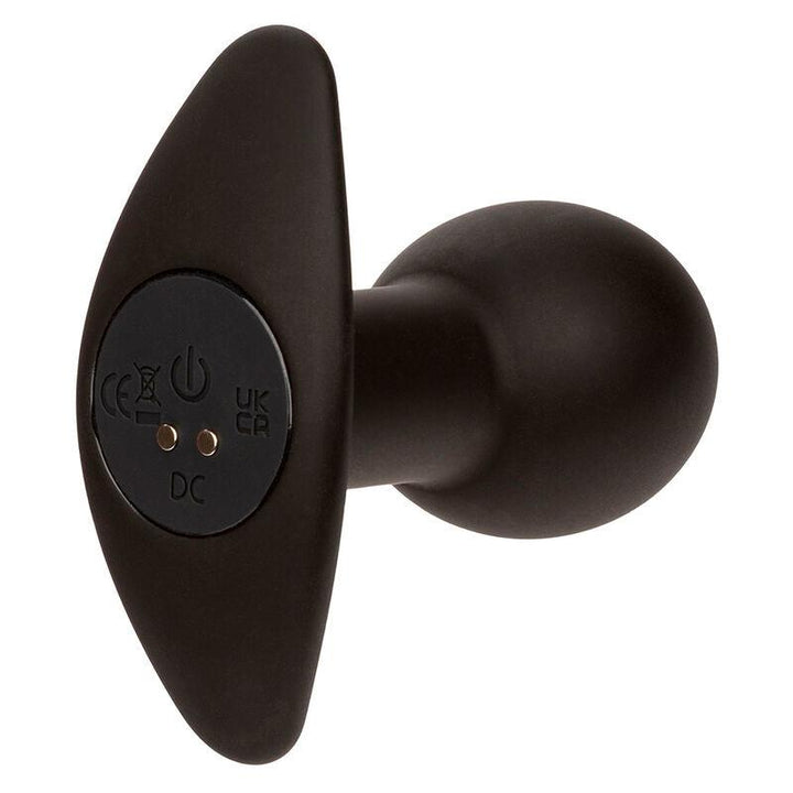 CALEXOTICS - ROCK BOTTOM ANAL PLUG 10 VIBRATIONEN SILIKON SCHWARZ - INTIM SPACE Online Sexshop