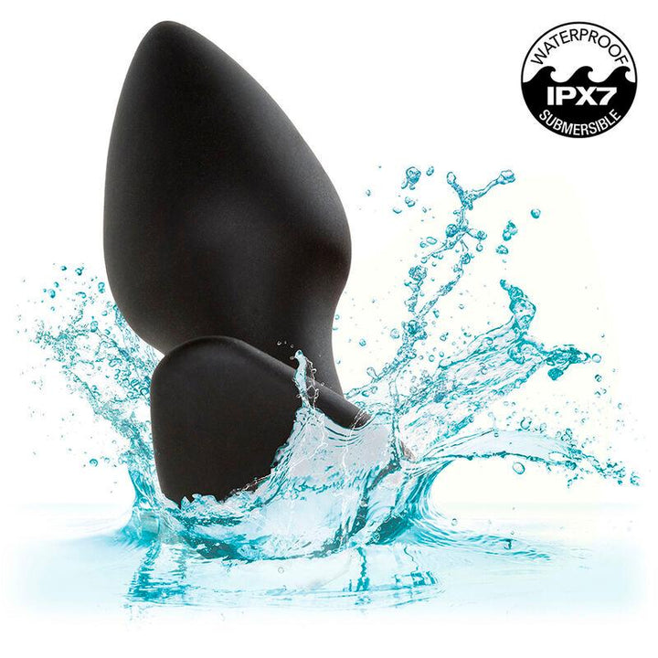 CALEXOTICS - ROCK BOTTOM PERFECT ANAL PLUG 10 VIBRATIONEN SILIKON SCHWARZ - INTIM SPACE Online Sexshop