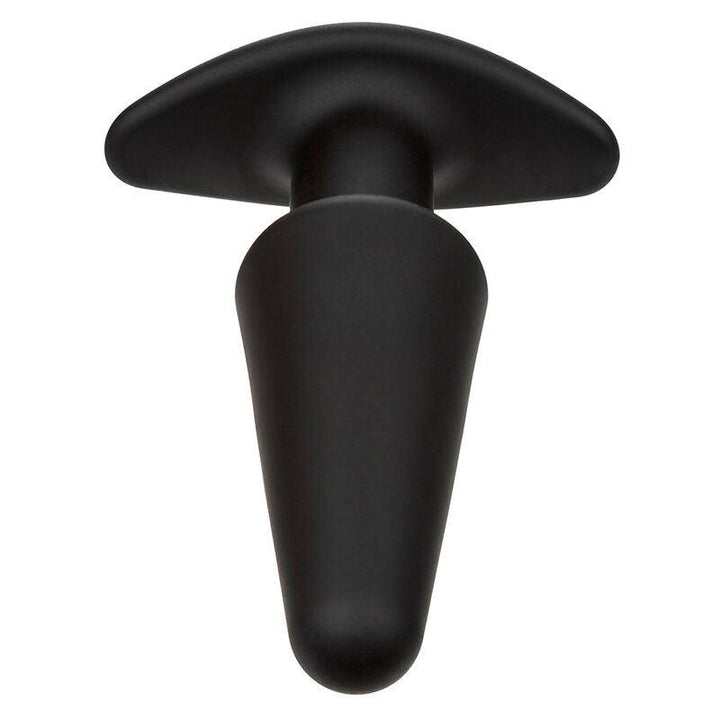 CALEXOTICS - ROCK BOTTOM TAPERED ANAL PLUG 10 VIBRACIONES SILIKON SCHWARZ - INTIM SPACE Online Sexshop