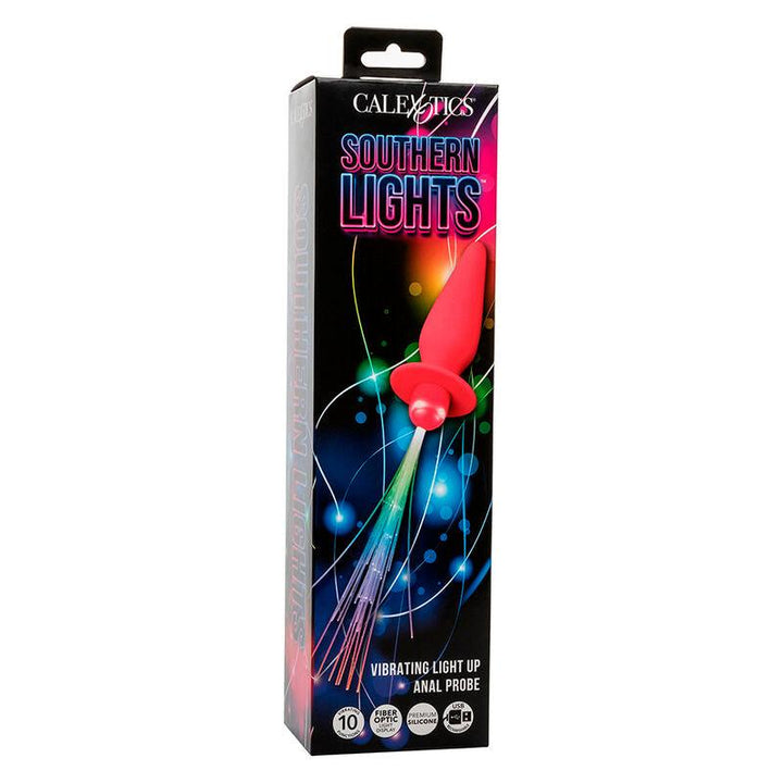 CALEXOTICS - SOUTHERN LIGHTS LIGHT UP LEUCHTENDE ANALSTECKER 10 VIBRATIONEN SILIKON ROSA - INTIM SPACE Online Sexshop