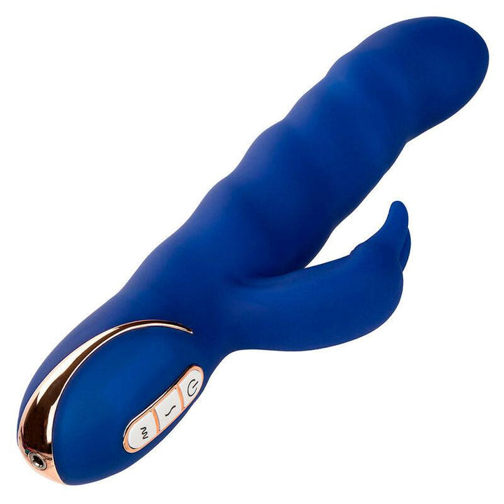 CALEXOTICS - JACK RABBIT VIBRATOR WELLENBEWEGUNG BLAU - INTIM SPACE Online Sexshop