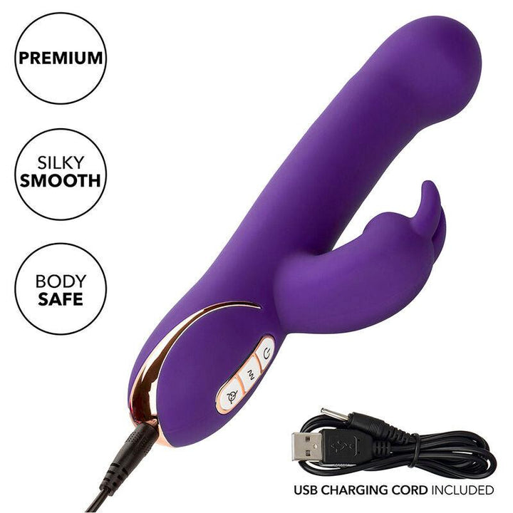 CALEXOTICS - JACK RABBIT VIBRATOR - STIMULATOR - VIBRATIONEN UND SAUGMODUS BLAU - INTIM SPACE Online Sexshop