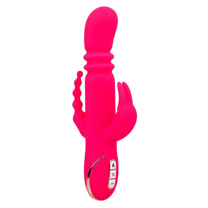 CALEXOTICS - JACK FANTASY DREIFACH BEHEIZTER VIBRATOR RABBIT ROSA - INTIM SPACE Online Sexshop