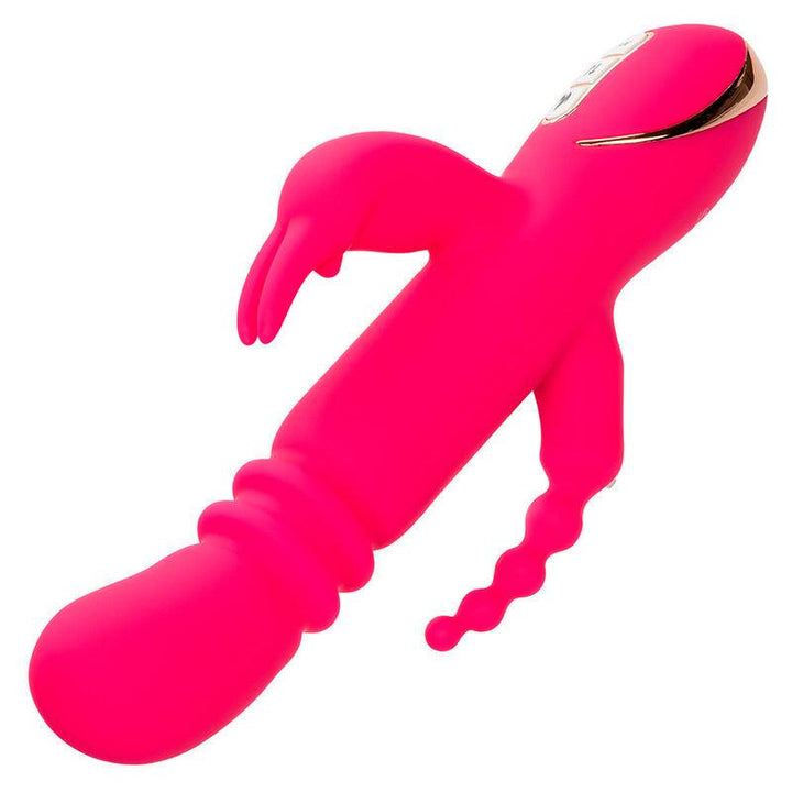 CALEXOTICS - JACK FANTASY DREIFACH BEHEIZTER VIBRATOR RABBIT ROSA - INTIM SPACE Online Sexshop