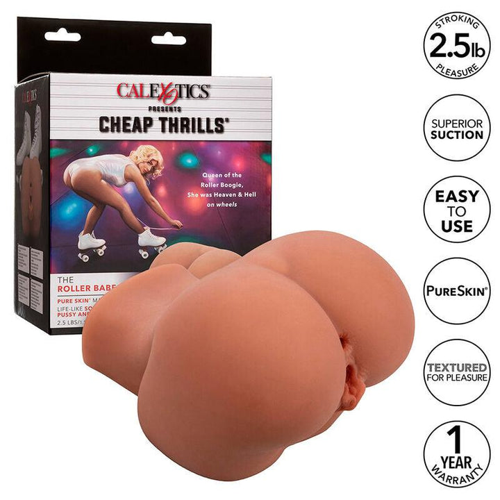 CALEXOTICS - THE ROLLER BABE DOPPELT REALISTISCHER MASTURBATOR, FLEISCH - INTIM SPACE Online Sexshop