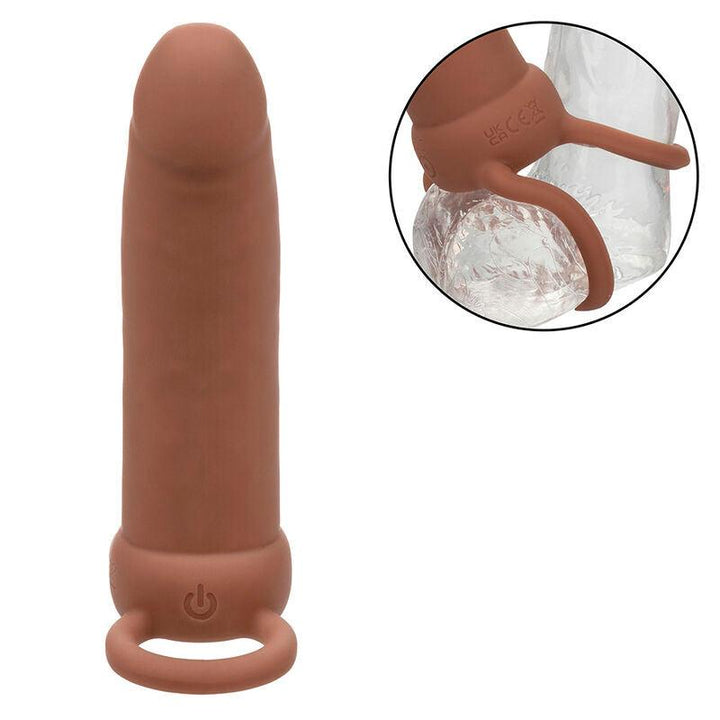 CALEXOTICS - MAXX THICK DUAL PENETRATOR 10 VIBRATIONEN BRAUN - INTIM SPACE Online Sexshop