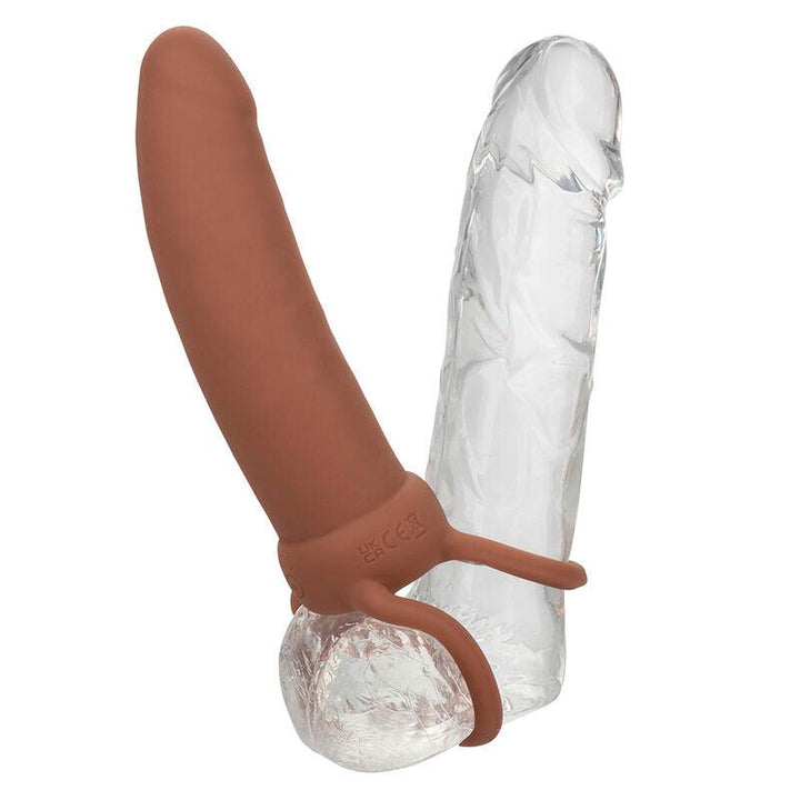 CALEXOTICS - MAXX THICK DUAL PENETRATOR 10 VIBRATIONEN BRAUN - INTIM SPACE Online Sexshop