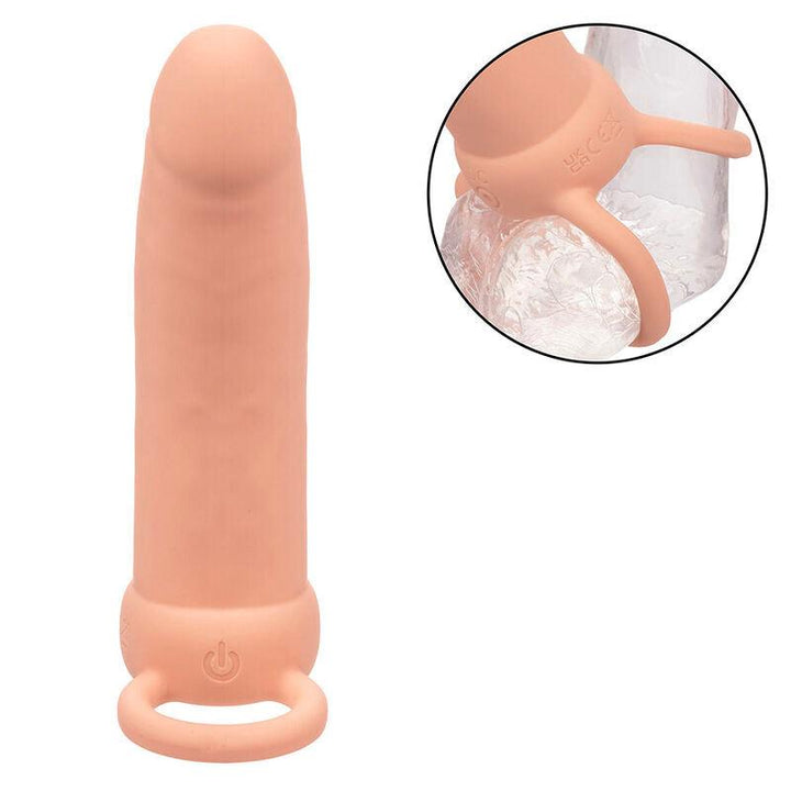 CALEXOTICS - MAXX THICK DUAL PENETRATOR 10 VIBRATIONEN FLEISCH - INTIM SPACE Online Sexshop