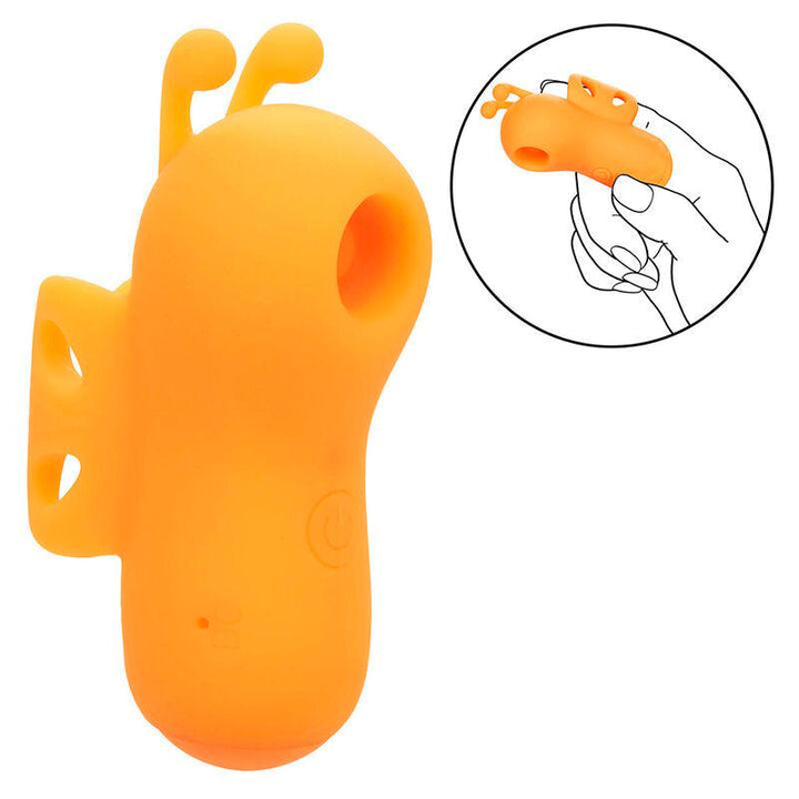 CALEXOTICS - NEON VIBES DER BUZZING VIBE FINGERSTIMULATOR 10 VIBRATIONEN ORANGE - INTIM SPACE Online Sexshop