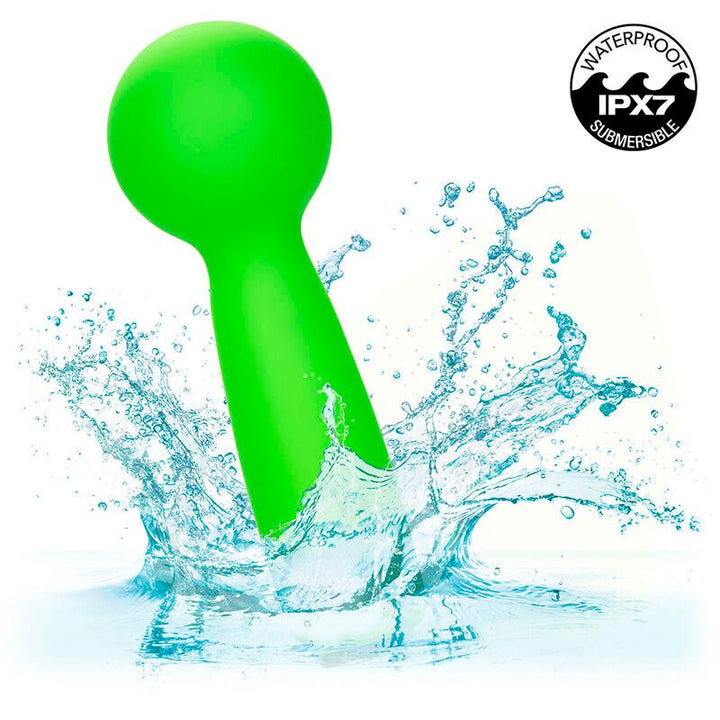 CALEXOTICS - NEON VIBES THE BUBBLY VIBE MINI-MASSAGER 10 VIBRATIONEN GRÜN - INTIM SPACE Online Sexshop