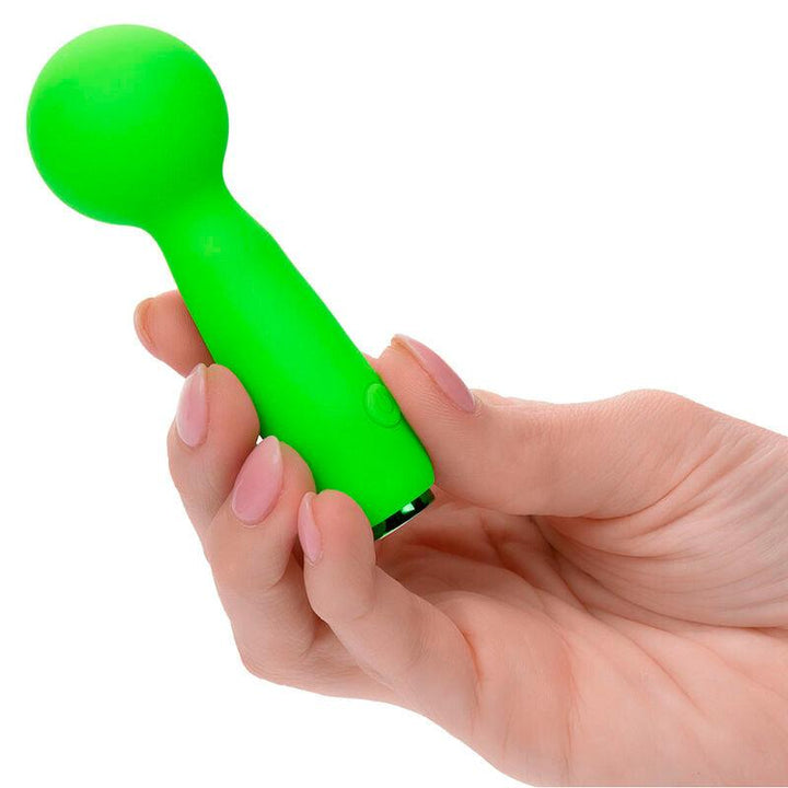 CALEXOTICS - NEON VIBES THE BUBBLY VIBE MINI-MASSAGER 10 VIBRATIONEN GRÜN - INTIM SPACE Online Sexshop