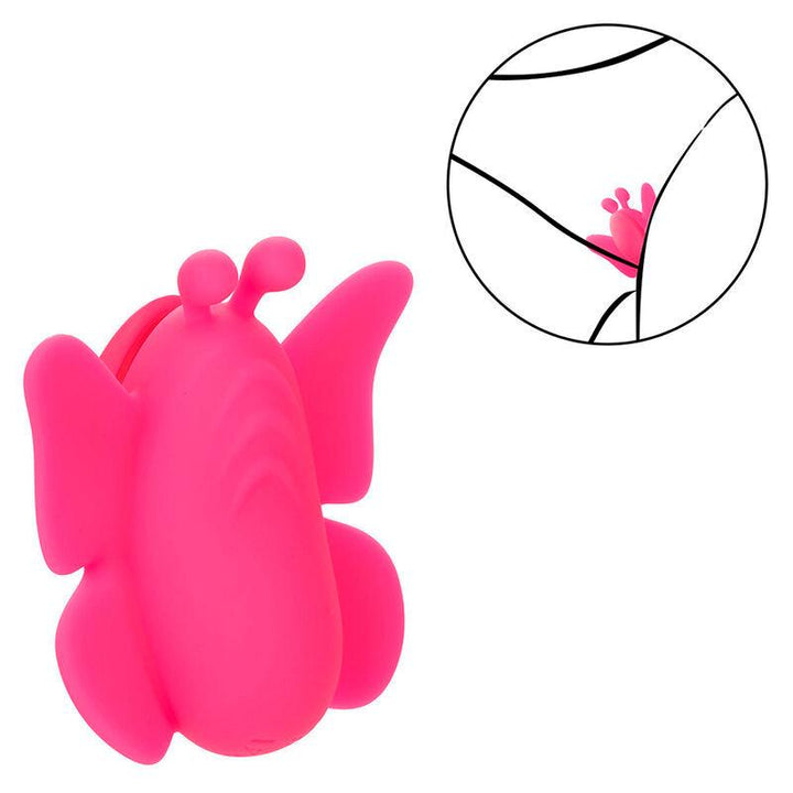 CALEXOTICS - NEON VIBES DER FLUTTER VIBE STIMULATOR 10 VIBRATIONEN ROSA - INTIM SPACE Online Sexshop