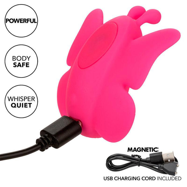 CALEXOTICS - NEON VIBES DER FLUTTER VIBE STIMULATOR 10 VIBRATIONEN ROSA - INTIM SPACE Online Sexshop