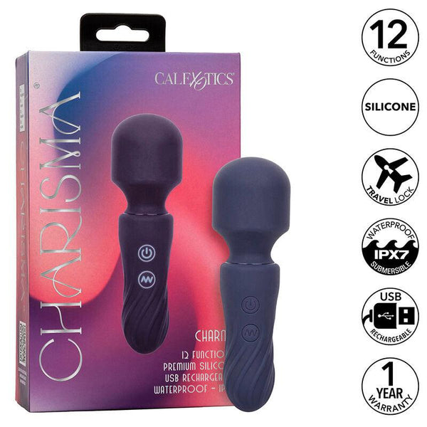 CALEXOTICS - CHARISMA CHARM MASSAGER 12 FUNKTIONEN LILA - INTIM SPACE Online Sexshop