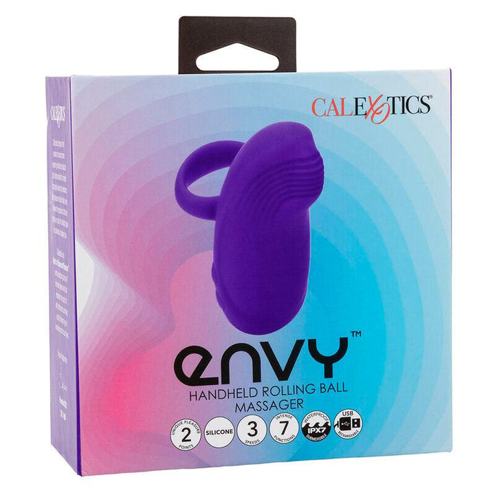 CALEXOTICS - ENVY HANDMASSAGER MIT ROLLBALL, - VIBRATIONEN, LILA - INTIM SPACE Online Sexshop