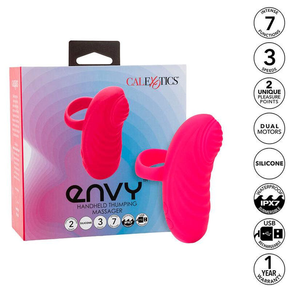 CALEXOTICS - ENVY HANDMASSAGER MIT ROLLBALL, - VIBRATIONEN, ROSA - INTIM SPACE Online Sexshop