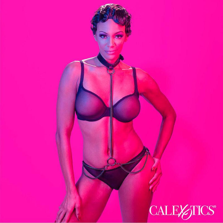 CALEXOTICS - EUPHORIA KETTENHALFTERHALSBAND UND LEINE - INTIM SPACE Online Sexshop