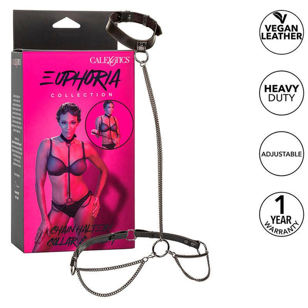 CALEXOTICS - EUPHORIA KETTENHALFTERHALSBAND UND LEINE - INTIM SPACE Online Sexshop