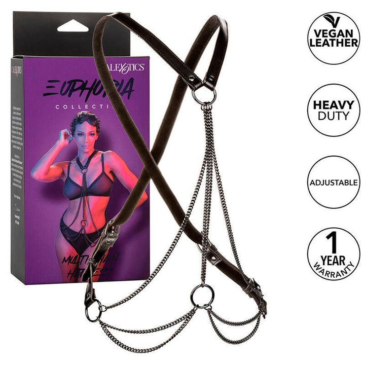 CALEXOTICS - EUPHORIA MULTICHAIN HARNESS PREMIUM - INTIM SPACE Online Sexshop