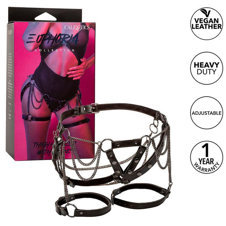 CALEXOTICS - EUPHORIA MULTICHAIN OBERSCHENKELHARNESS PREMIUM - INTIM SPACE Online Sexshop