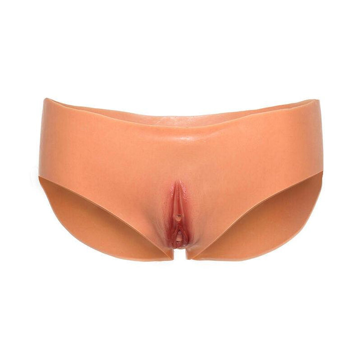 HIDDEN DESIRE - ALTER EGO OFFENER VAGINA-SLIP MIT NIEDRIGER TAILLE, FLEISCH - INTIM SPACE Online Sexshop